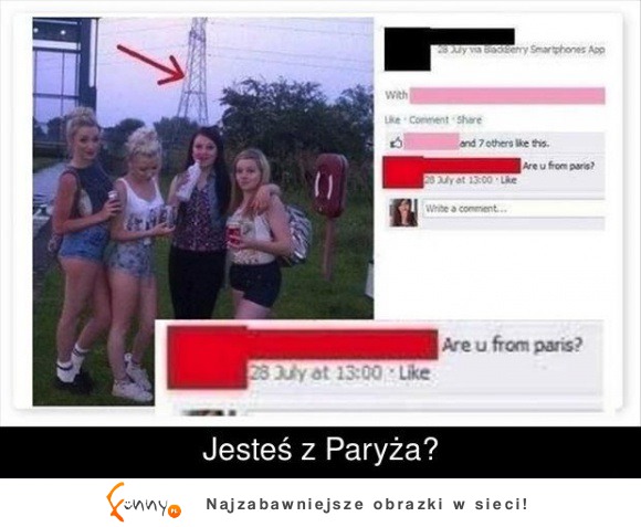 Jesteś z Paryża ;D