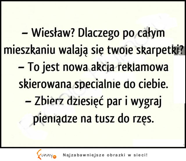 HAHA mąż zorganizował dla żony specjalną akcję promocyjną :D BEKA!