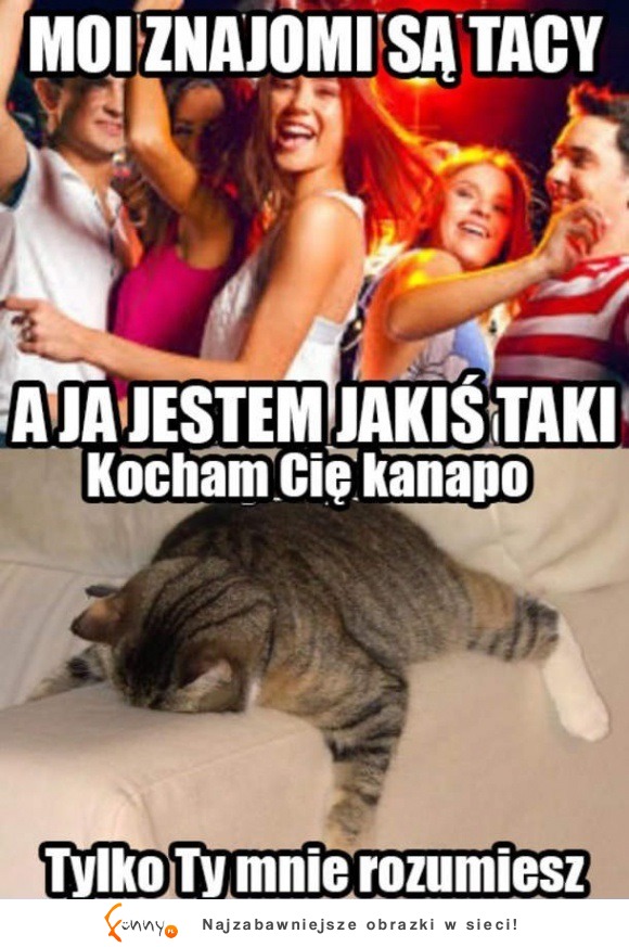 Kocham cie kanapo!