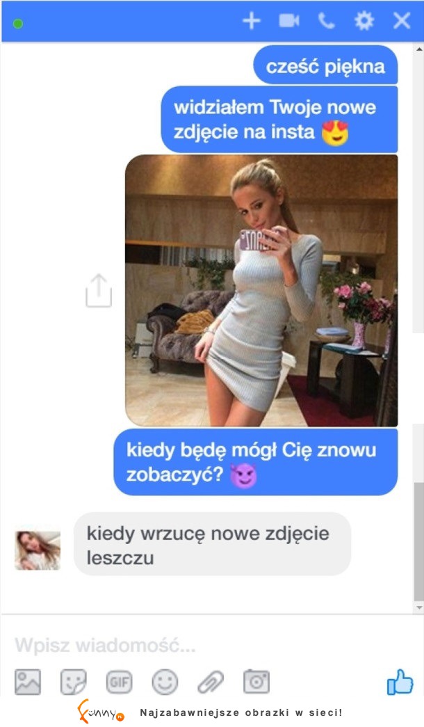 Laska nieźle go zgasiła! BEKA