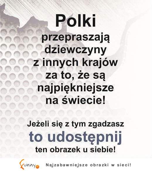 Polki przepraszają!