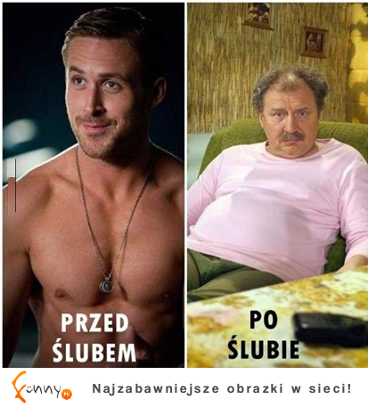 Przed ślubem vs Po ślubie