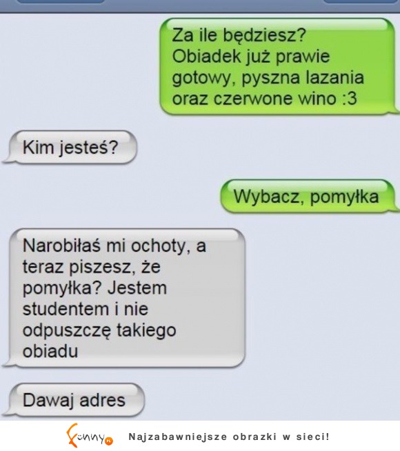 Haha wysłała przez pomyłkę smsa i takiej odpowiedzi się nie spodziewała XD Haha wysłała przez pomyłkę smsa i takiej odpowiedzi się nie spodziewała XD