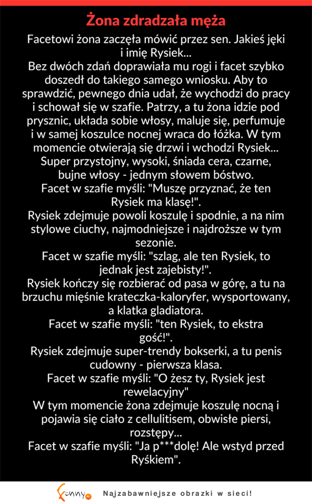 Maż przyłapał żonę na zdradzie!  Zobacz jak zareagował!