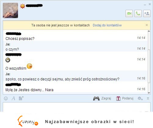 TOP 10 rozmów na GADU-GADU! Zobacz przedostatnią! HEHE ;D
