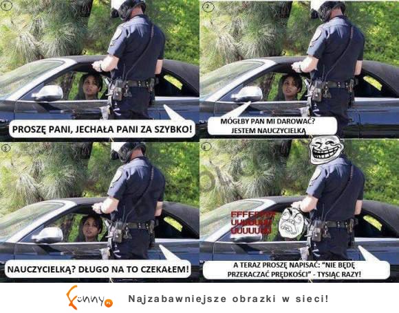 Policjant vs Nauczycielka :)