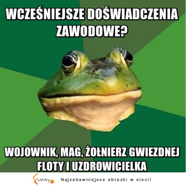 Wcześniejsze doświadczenia zawodowe? :)