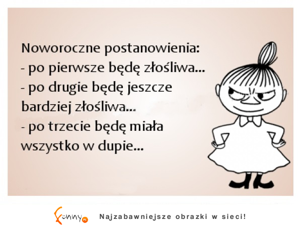 Noworoczne postanowienia!