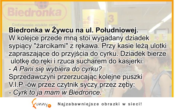 Biedronka w Żywcu na ul. Południowej :)