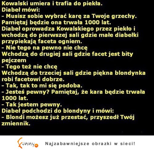 Tak wygląda piekło! hah :)