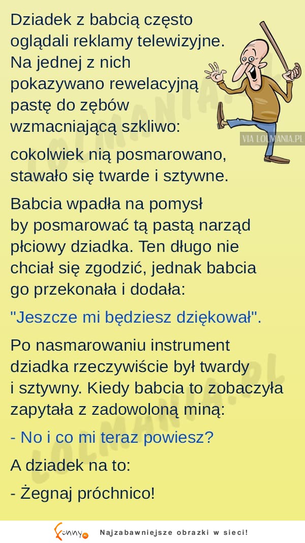 Babcia chciała dobrze, a dziadek tak jej na to powiedział... ŻAL!