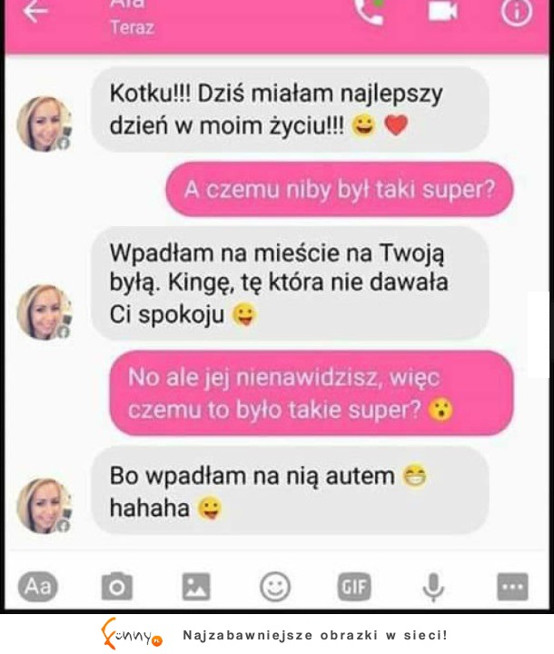 HAHA Laska spotkała byłą swojego faceta :D konfrontacje :D