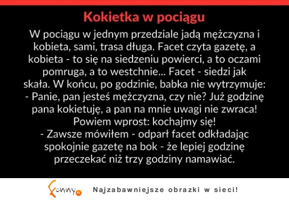 Haha babka w końcu zebrała się na odwagę by zapytać wprost :D