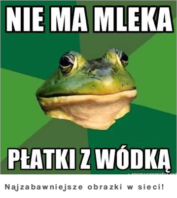 Nie ma mleka...