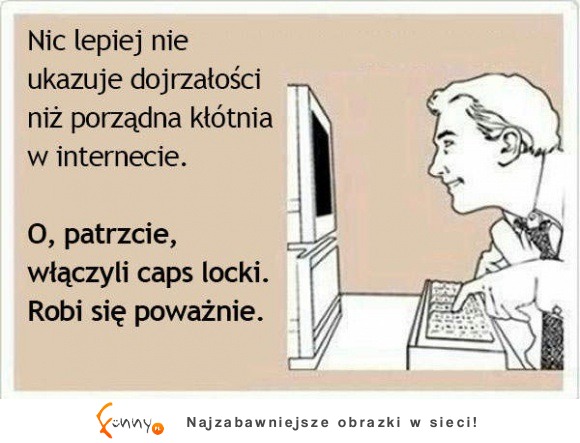 kłótnia w interncie