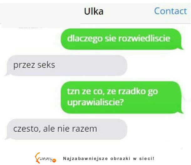 Kobieta mówi, że rozstała się z mężem przez SEX bo... SZOK!