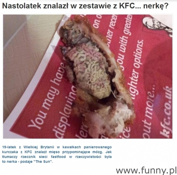 Zobacz co student znalazł w zestawie KFC! To NIEWIARYGODNE!