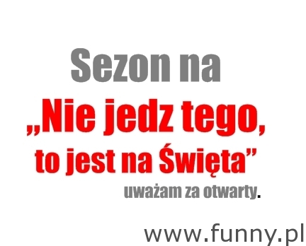 Już się zaczęło xD