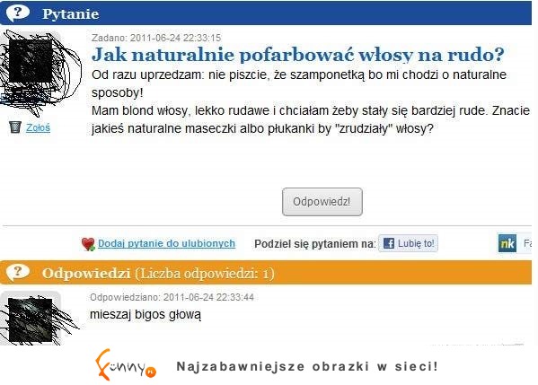 HIT! Jak pofarbować włosy na rudo? Zobacz skąd się wziął kultowy tekst ;D