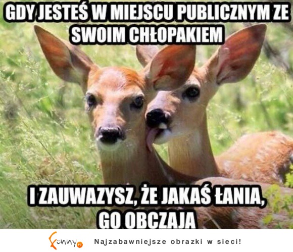 nie gap się na niego!