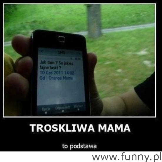 troskliwa mama