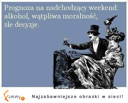 Prognoza na weekend...