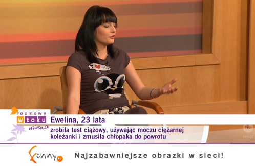 Ewelina, 23 lata  zrobiła test ciążowy, używając... ZOBACZCIE czego ;D