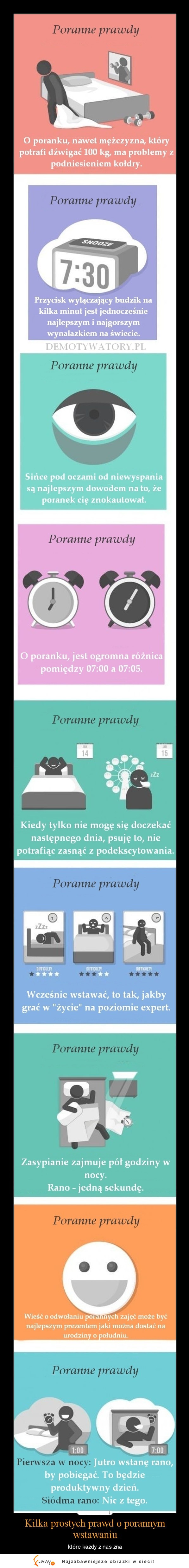 9 PORANNYCH PRAWD! Któż z nas nie doświadczył choć jednej z nich