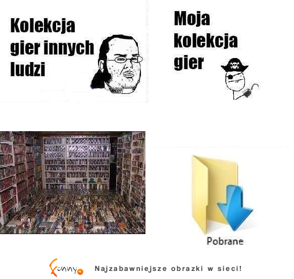 Kolekcja gier innych ludzie VS moja kolekcja, haha!