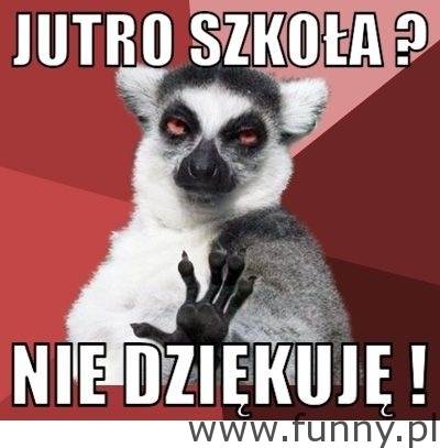 jutro szkola