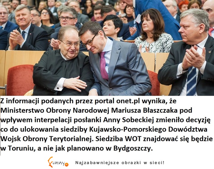 Rydzyk pręży muskuły. Ojciec dyrektor pokazał Błaszczakowi miejsce w szeregu :)