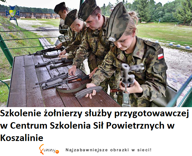 Szkolenie żołnierzy służby przygotowawczej...