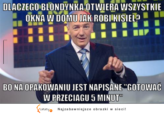 Suchar Karola o blondynkach