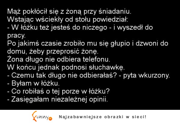 Mąż nieźle PRZEGIĄŁ! A kiedy chciał przeprosić... LOL!