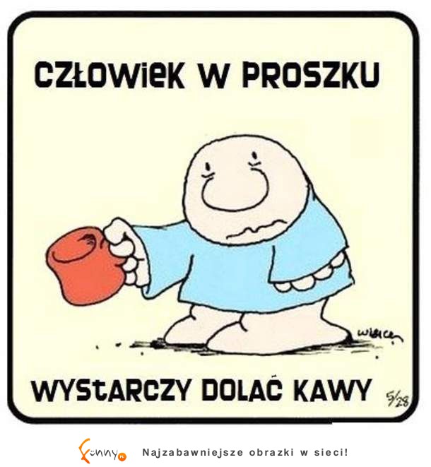 Człowiek w proszku