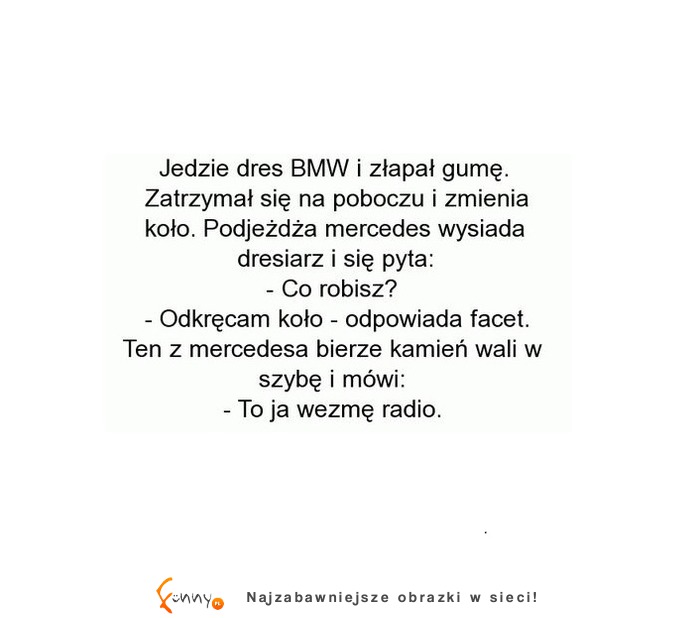 HEHE facet złapał gumę i zjechal na pobocze, zatrzymal go dres i nie zgadniesz jak zagadał HAHA