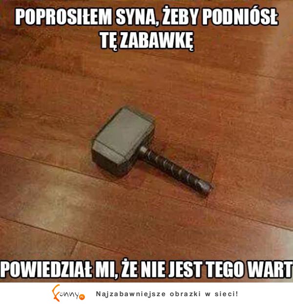 Poprosiłem syna...