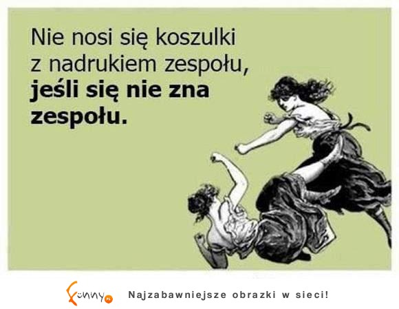 Koszulka zespołu...