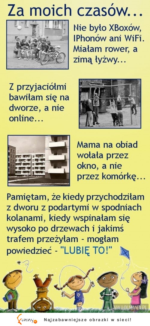 Jak wyglądało ŻYCIE KIEDYŚ a jak wygląda TERAZ!