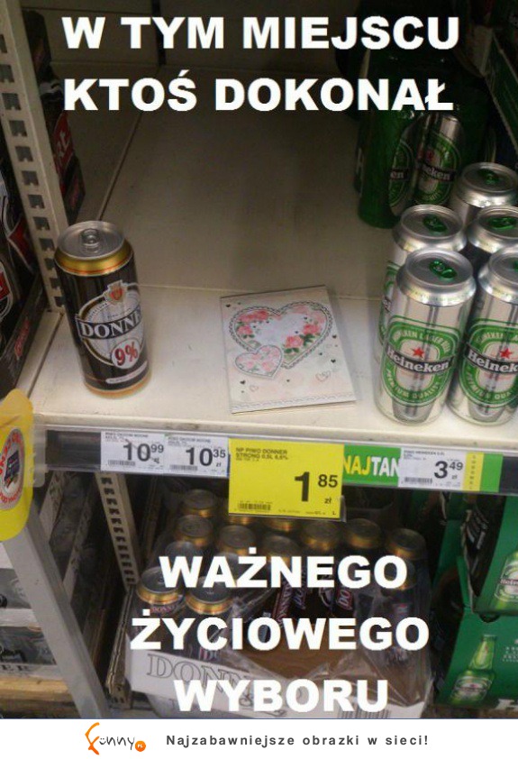 Ważny życiowy wybór