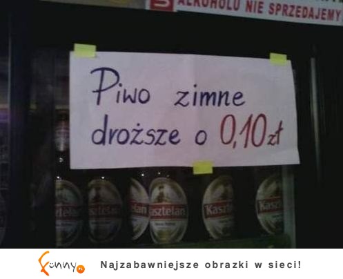 piwo zimne