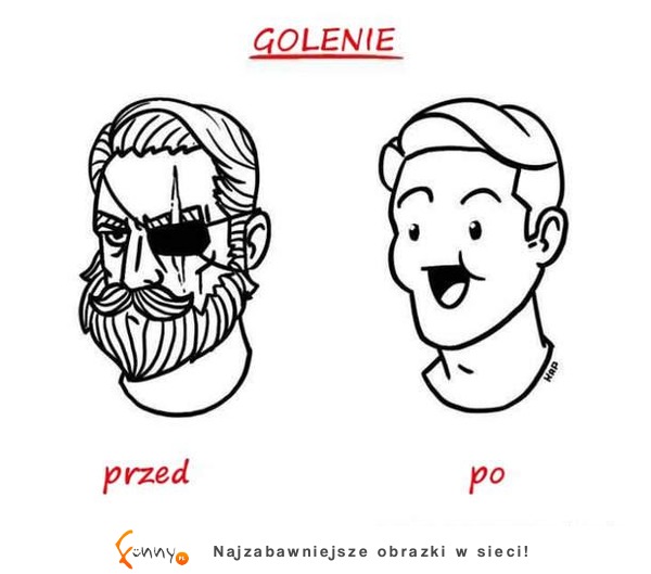 Golenie - przed i po