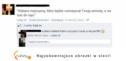 Wybierz mężczyznę, który będzie rozmazywał twoją szminkę...