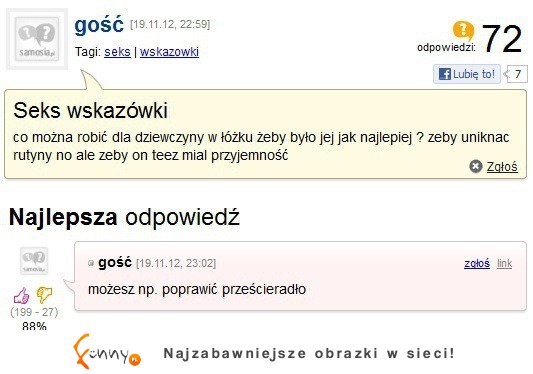 seks wskazówki