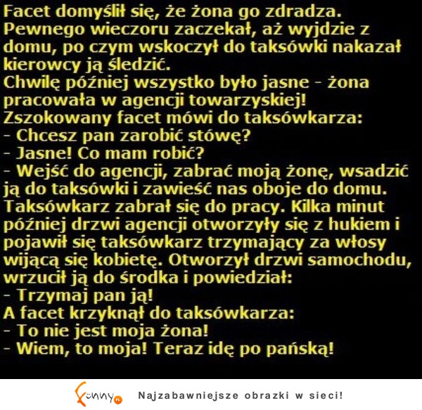 Facet domyślił się że jego żona go zdradza! ZOBACZ jak to się skończyło :D