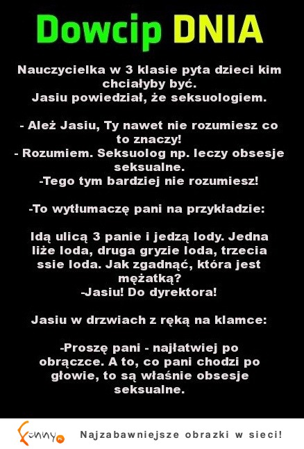 Mega dowcip o Jasiu... haha! :D