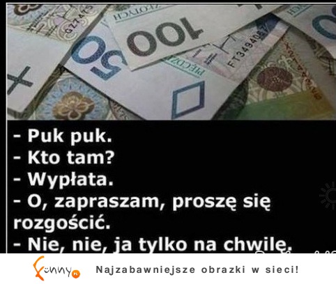 Znacie kawał o wypłacie? U was też tak to wygląda? :D