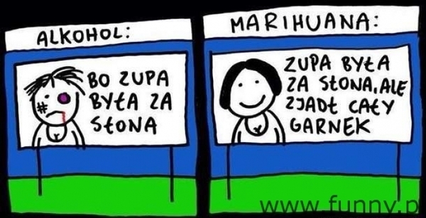 alkohol i marihuana