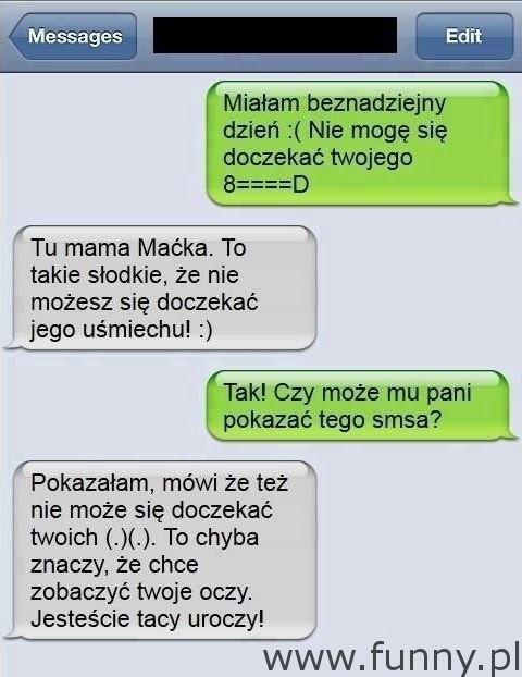 SMSy z mamą