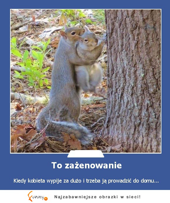 To zażenowanie